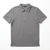 CAPO TEXTURED ZIP UP POLO SHIRT