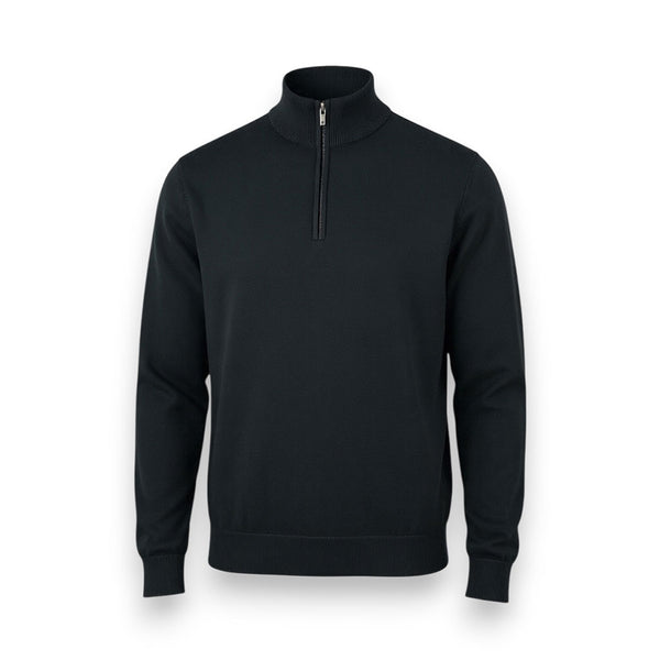 CAPO EGYPTIAN COTTON 1/4 ZIP TOP