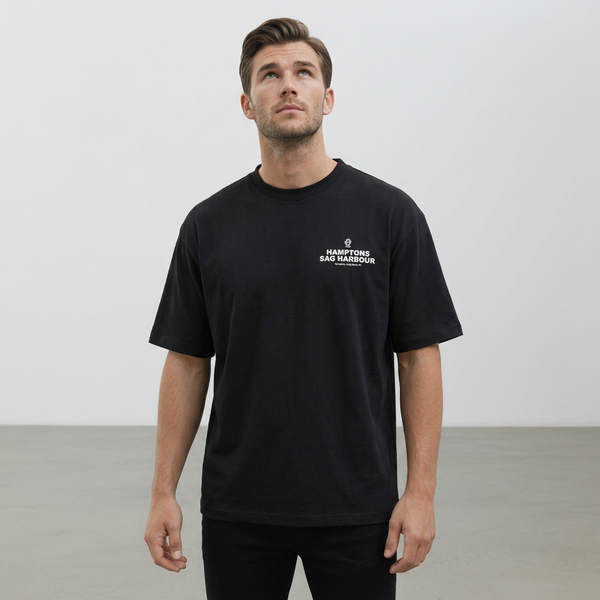 GRY-BLK SAG HARBOUR TEE