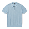 CAPO MICRO SQUARE ZIP POLO SHIRT