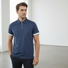 CAPO TEXTURED TAPE ZIP POLO SHIRT