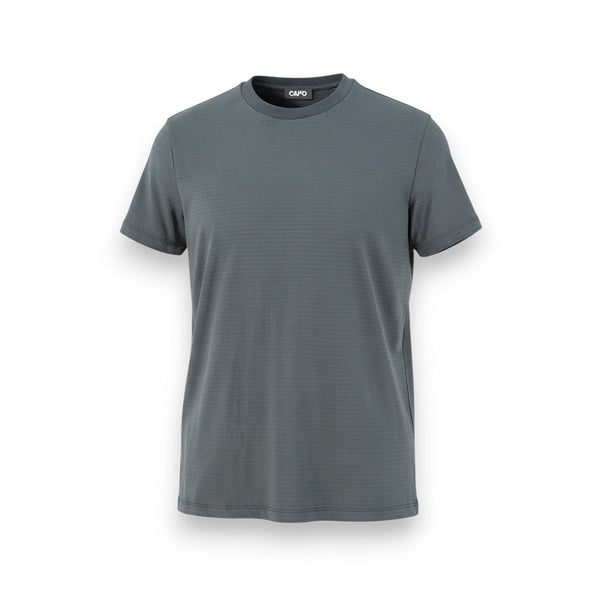 CAPO MERCERISED RIBBED T-SHIRT